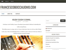 Tablet Screenshot of francescoboccauomo.com